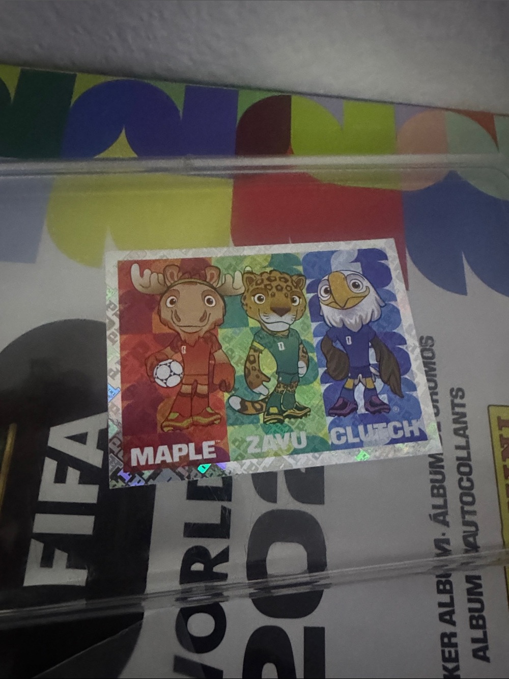 Panini Holographic Mascot Sticker Trio - FWC 3